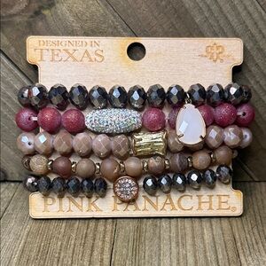 Pink Panache Rosalie Beaded Bracelet Stack
